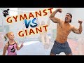 Gymnast vs Giant 3! Who is stronger, Payton or the Bodybuilder?