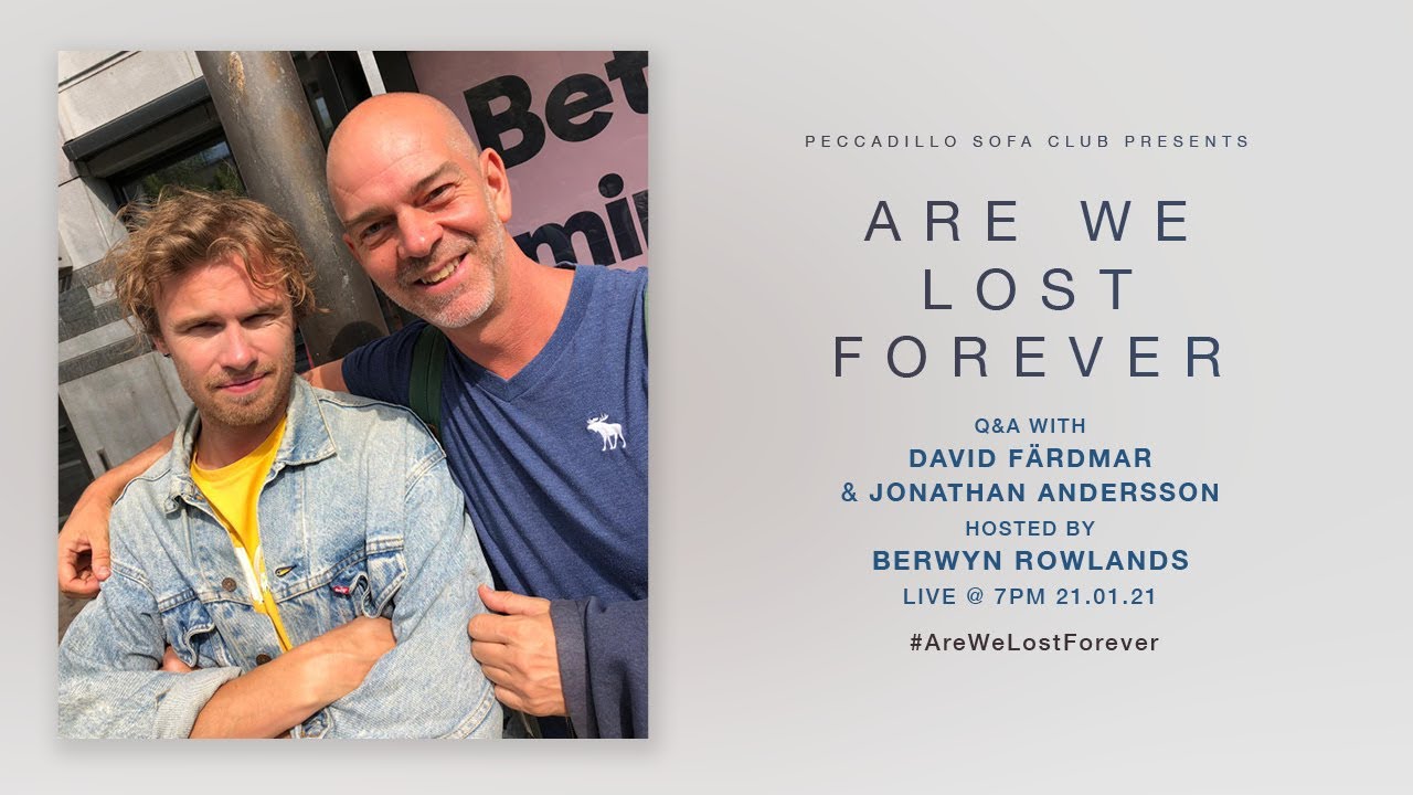 Peccadillo Sofa Club: ARE WE LOST FOREVER Q&A