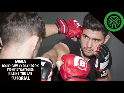 MMA Southpaw Vs Orthodox Fight Strategies - Killing your Opponents Jab Tutorial