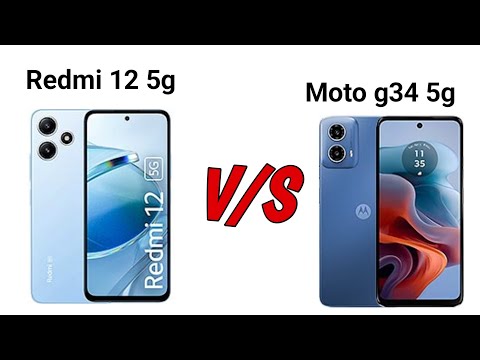 Redmi 12 5g vs Moto g34 5g Comparison #redmi125g #motog345g #redmi #motorola