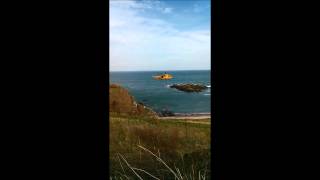 preview picture of video 'Helicopter recovery of casualty by winchman to Rescue 137'