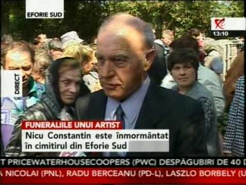 Actorul Nicu Constantin a fost condus pe ultimul drum Fraţii