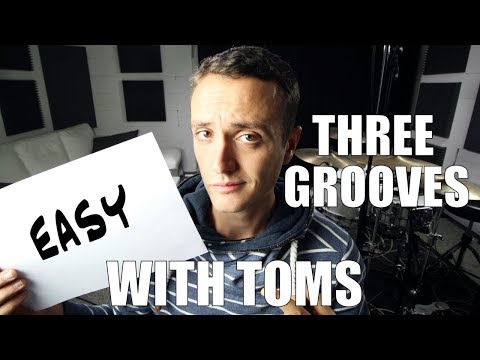 3 Grooves with Toms - Daily Drum Lesson