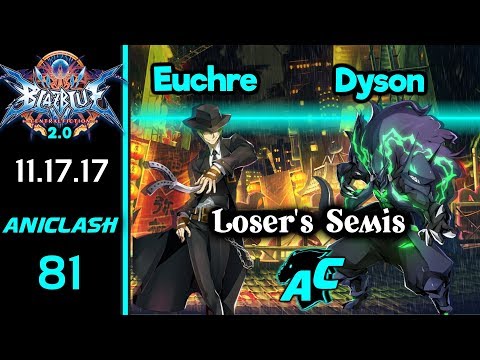 AniClash 81 - Euchre (Hazama) vs Dyson (Susanoo) Loser's Semis - BBCF 2