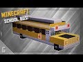 Minecraft How To Build A School Bus