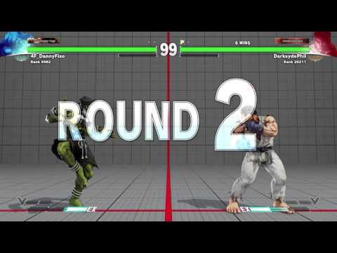 Street Fighter V Online MP March 1, 2016 pt3 - Guy is AFK, No Real Match