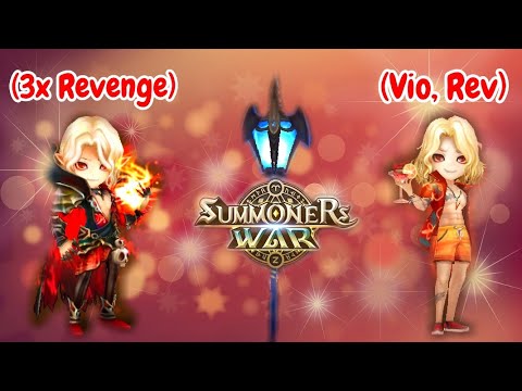 The Power of Verdehile on (3x Revenge) & (Vio,Rev) in RTA Season 10 - Summoners War