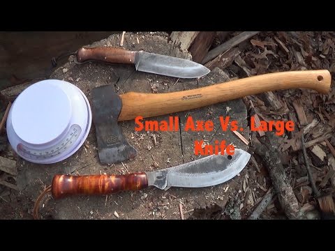 Whittle Talk (Small Axe vs Large Knife IMHO)