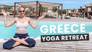 A day in the life on my Greece yoga retreat