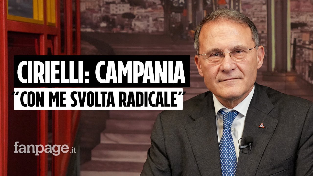 Regionali Campania 2025: il piano di Cirielli: "Svolta radicale dopo i disastri del centrosinistra"