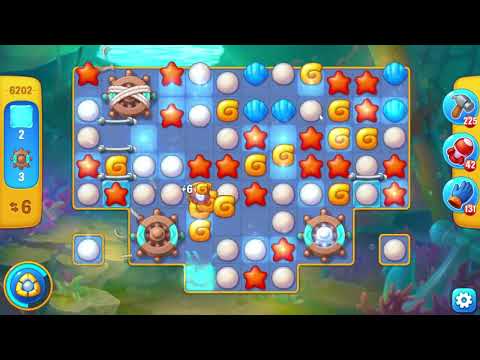 Fishdom 6202 Level - 8 moves - NO BooSTERS