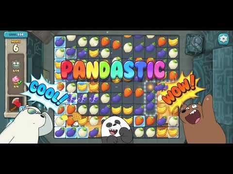 We Bare Bears Match3 Repairs Level 550 - No Boosters