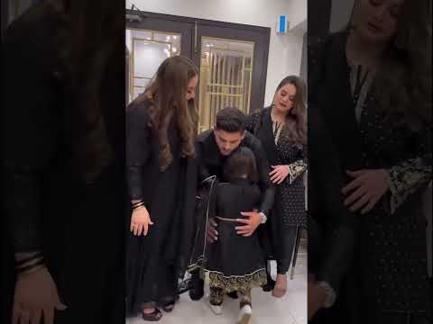 Aiman khan and Minal khan at their brother's dholki function with baby Amal🥰#aimanminal #shorts