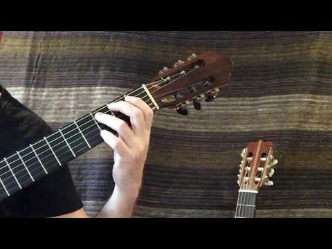 Classical Guitar Lessons / Harmonic Minor Scales in the first position No.1-A minor