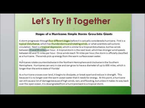 How to Summarize a Text