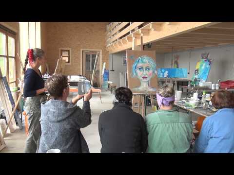 Akademie Wildkogel - Birgit Lorenz - im Atelier Wildkogelhaus