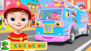 Wheels on the Fire Truck & More Sing Along Songs for Babies | Kindergarten Rhymes | Little Treehouse