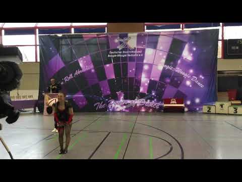 Anja Gentner & Christian Gartmeier (A-Klasse Fußtechnik) - LM Saarland 2018