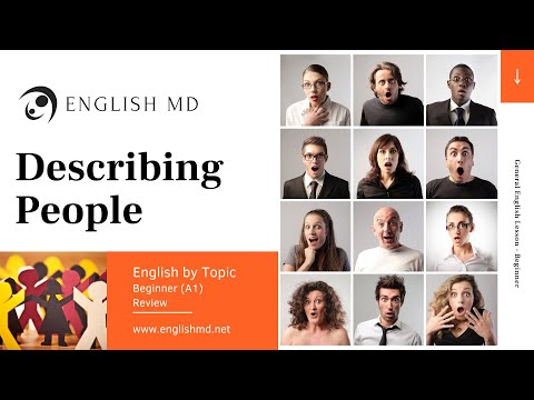 Describing People | Updated | Appearance & Personality | Beginner English for ESL Learners (A1)
