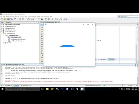 JAVAFx Tutorial 29-Scale Transition