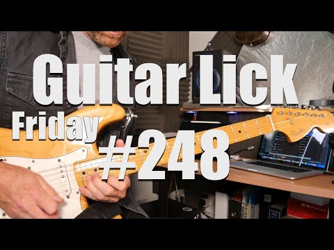 Lick Friday 248 - Blues Shuffle Pentatonic linking in Dm