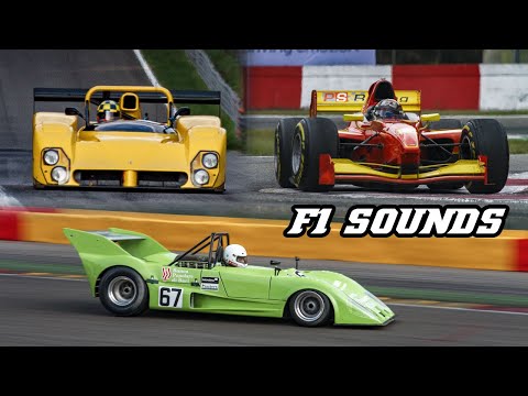 Racecars that sound like F1 cars | 333 SP, 905, Norma, Lola, Auto GP, 312 PB, DBR1-2 ...