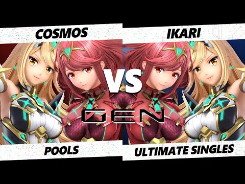 Gen 1.1 - Cosmos (Pyra Mythra) Vs. Ikari (Pyra Mythra) Smash Ultimate - SSBU