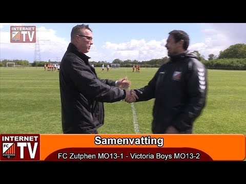 Samenvatting FC Zutphen MO13-1  - Victoria Boys MO13-2 (1-2)