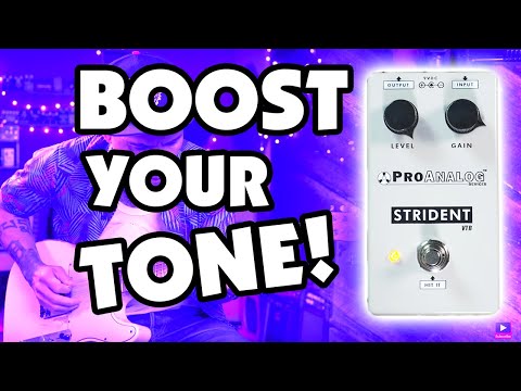 ProAnalog Devices Strident VTB booster pedal - demo by RJ Ronquillo