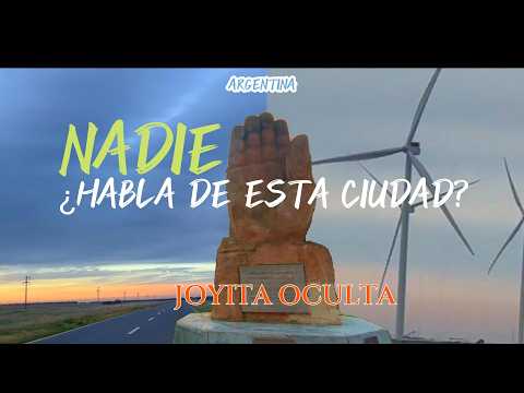 Entre molinos gigantes y la 🛣️pampa infinita...Así es TRES ARROYOS en Argentina🗺️