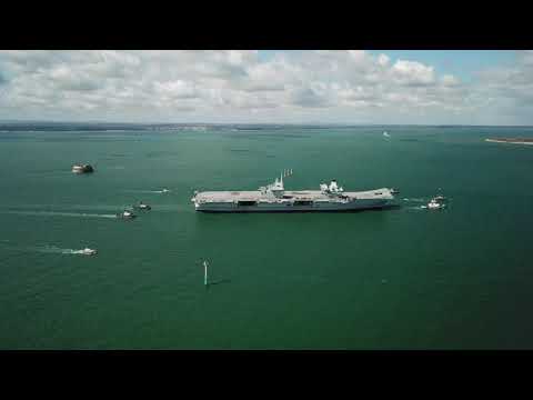 H.M.S QUEEN ELIZABETH VIDEO 02-07-2020