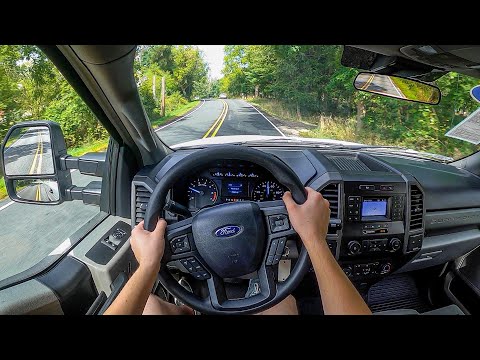 2021 Ford F-250 Super Duty XL 6.2 - POV Test Drive (Binaural Audio)