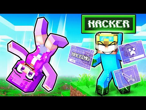 Playing as a HACKER to Prank My Friends in Minecraft!