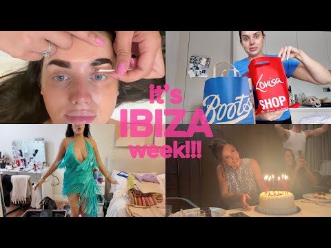 IT’S IBIZA PREP WEEK!! (partying,  outfit packing + treatments!!)