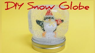 DIY Snow Globe. Christmas Craft Ideas. Winter Decor. Make To Sell, Handmade Gift. Kids Projects.