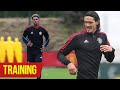 Training | Rashford & Cavani train at Carrington as Reds prepare for Wolves trip | Manchester United