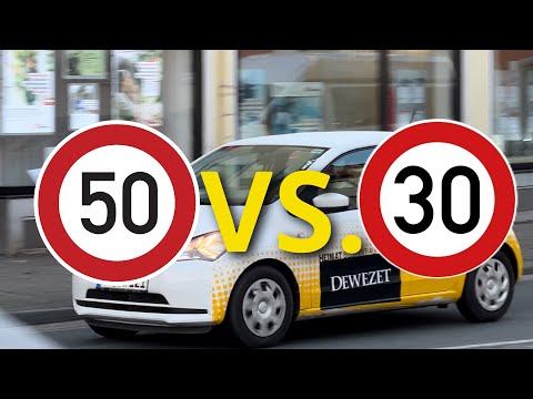 Test: Tempo 50 oder Tempo 30 in der Innenstadt? Wie schnell kann wirklich gefahren werden?