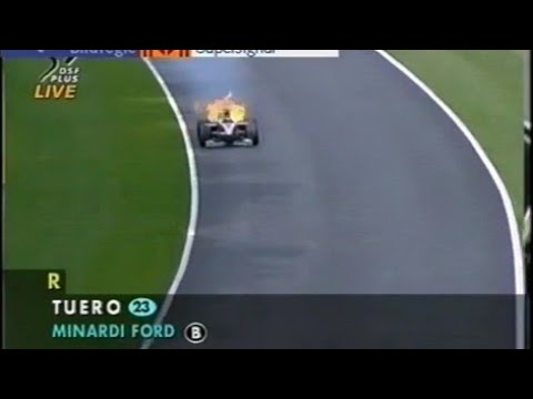 F1 Germany 1998 Qual - Esteban Tuero (engine blow)