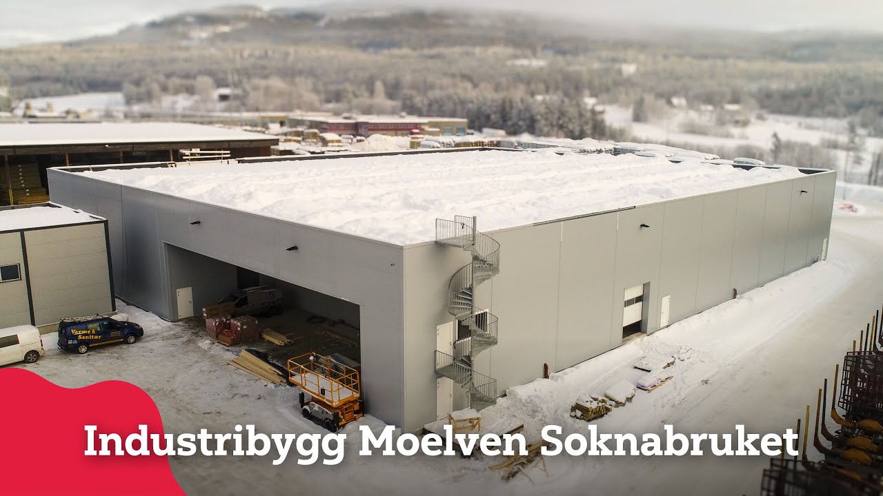 Oppføring av industribygg for Moelven Soknabruket