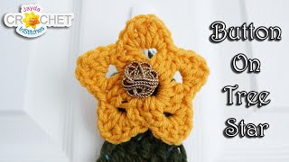 Button-On Christmas Star Tree Ornament