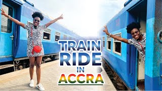 TRAVELING BY TRAIN IN ACCRA GHANA |This is what happened on my Accra Train Ride | GHANA RAILWAY
