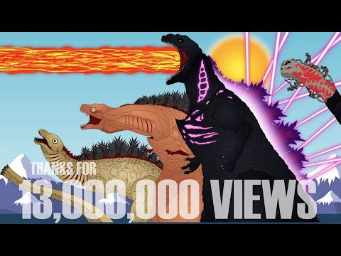 Evolution of Shin Godzilla and All Godzilla Cartoons compilation (2019) | PANDY Animation 14
