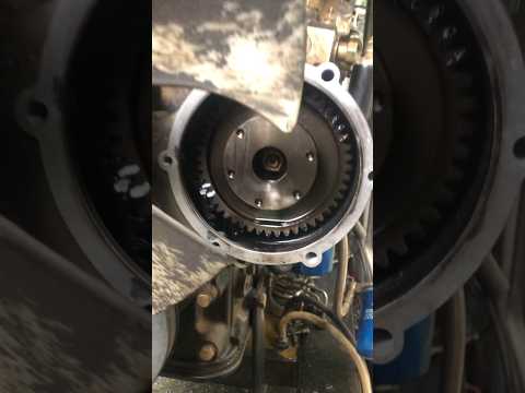 Mark the fuel pump timing gear before dismantling if you are not dismantling complete timing gear