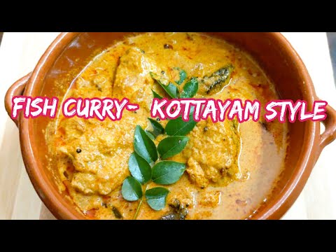 Kottayam style fish curry with coconut milk & tamarind