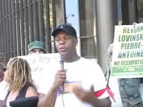 Danny Glover speech for Lovinsky Pierre-Antoine