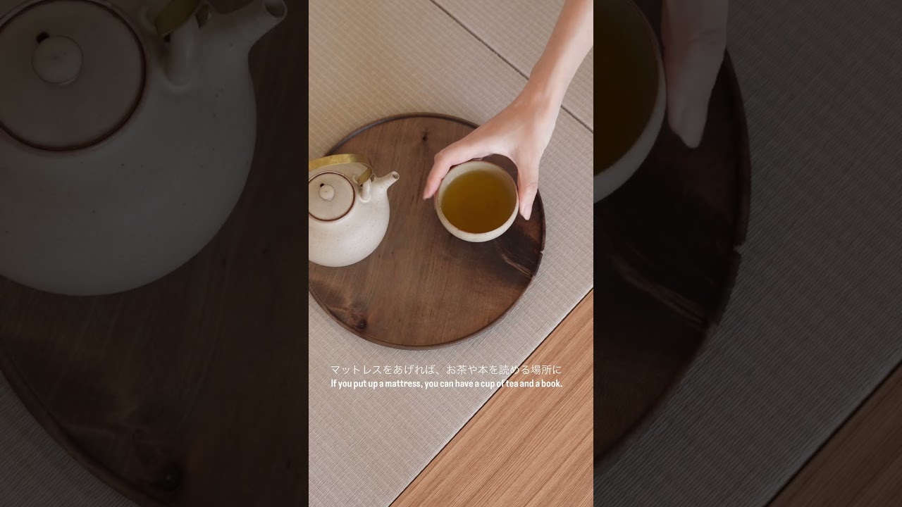 - 部屋を広くする家具 旭川家具-LIVING BED / LOUNGE SOFA #shorts  #interior  #インテリア #bed