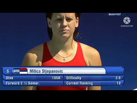 2010 Europa Diving Championship - Milica Stjepanovic Serbia Womens 1 Meter Preliminary