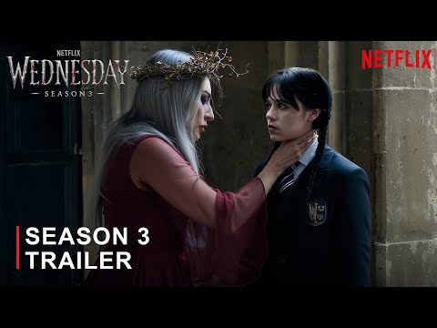WEDNESDAY: SEASON 3 - First Trailer (2026) Jenna Ortega , Lady Gaga | Netflix