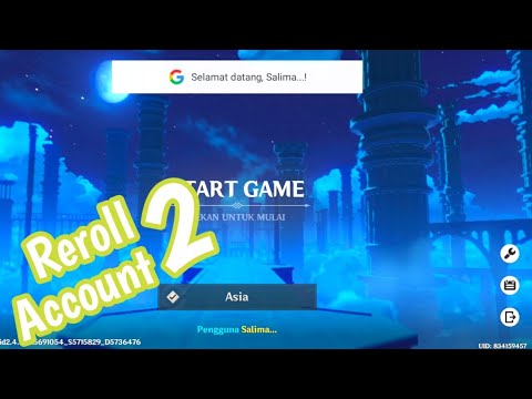 How to Reroll Genshin Impact Account and Log Back into the Main Account