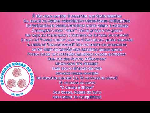 Rosas De Ouro 2010 (Com Letra)